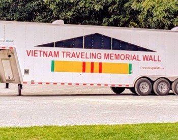 vietnam traveling war memorial vehicle