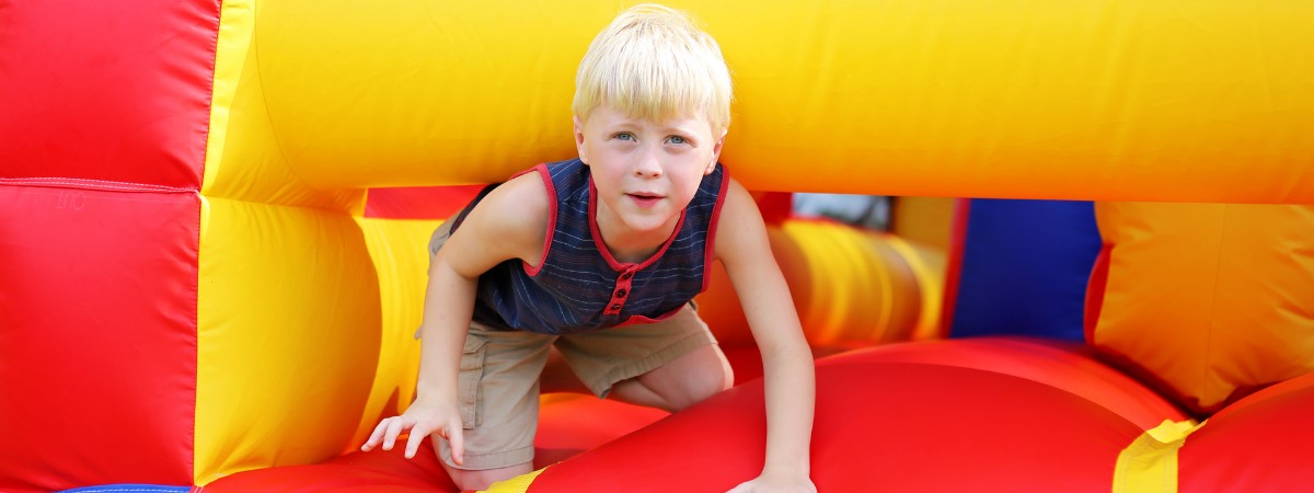 Bounce House in City Park