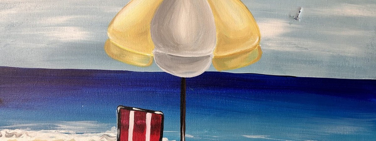 beach painting