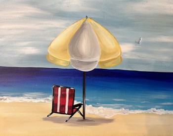 beach painting
