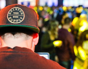 DJ and crowd