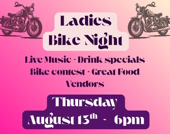 Seven Bistro Ladies Bike Night August