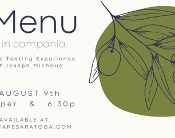 Five-course Campania-inspired tasting dinner at Standard Fare in Saratoga Springs