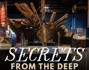 Image of historic gunboat with text.