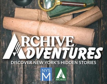 Archive Adventures Discover New York's Hidden Stories text.
