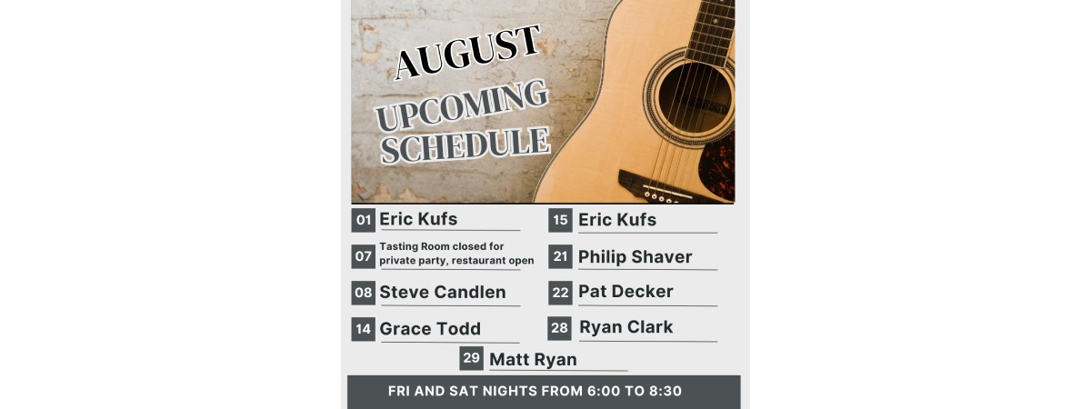 live music schedule