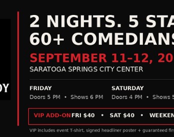 saratoga comedy festival graphic