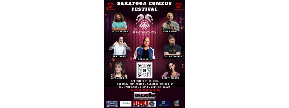 saratoga comedy festival poster