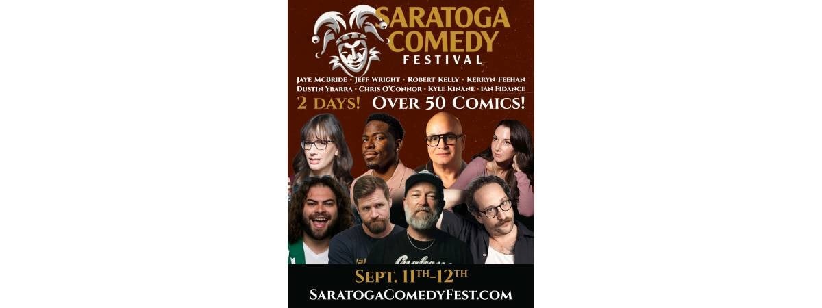 saratoga comedy festival poster