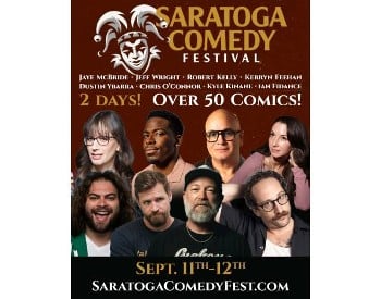 saratoga comedy festival poster