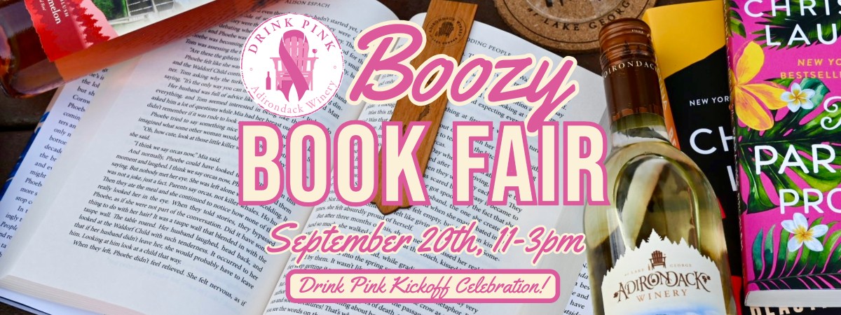 Drink Pink Boozy Book Fair!