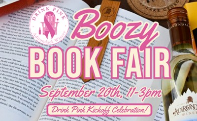 Drink Pink Boozy Book Fair!