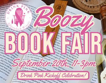 Drink Pink Boozy Book Fair!