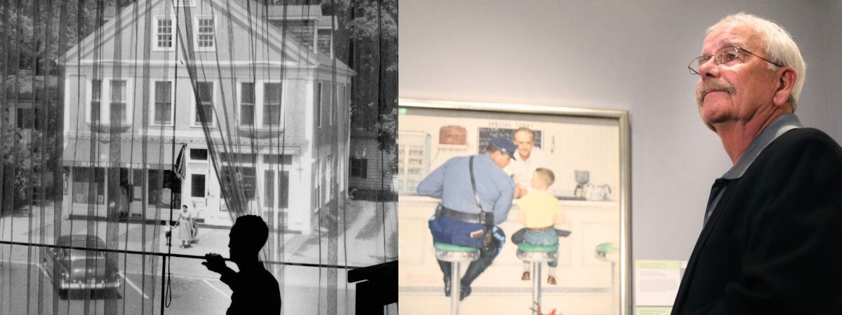 Norman Rockwell and Ed Locke