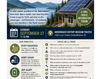 Poster of upcoming forum