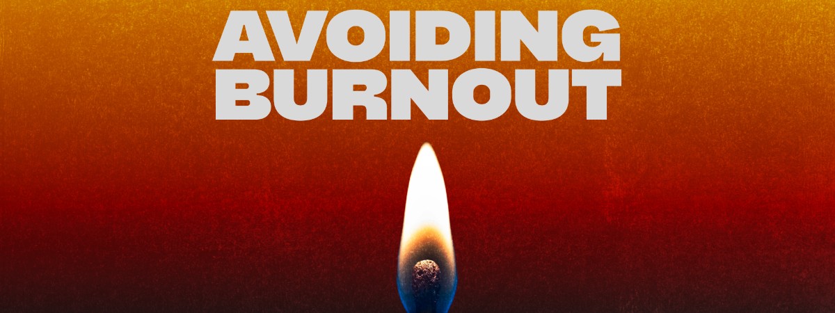 Avoiding Burnout Graphic