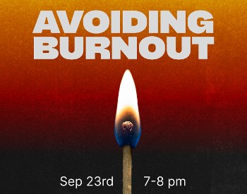 Avoiding Burnout Graphic