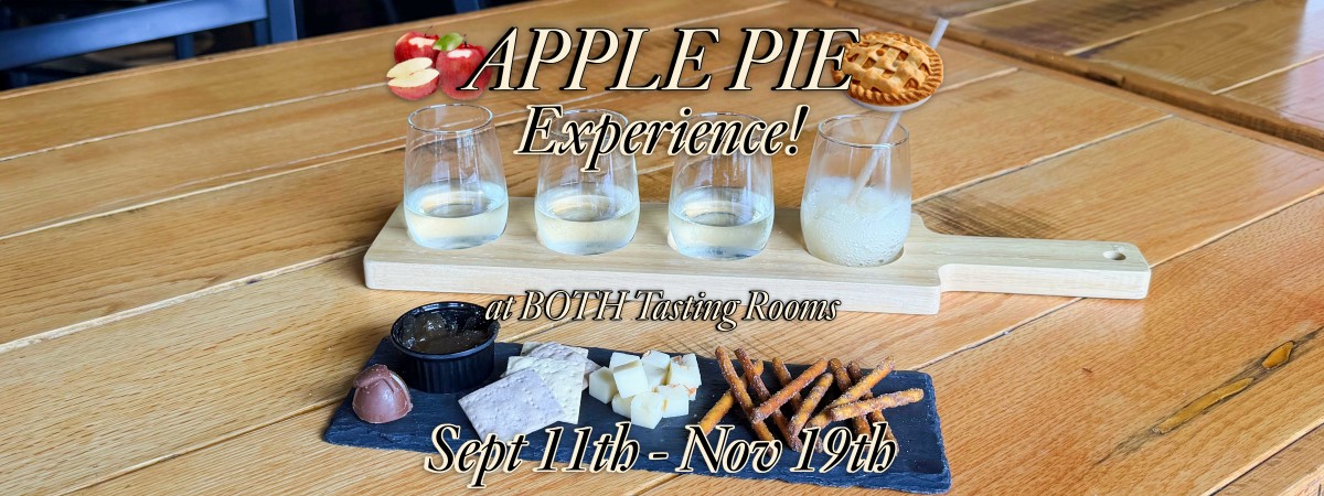 The Apple Pie Experience - Wine Flight & Snack Board