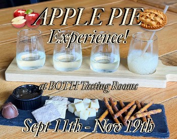 The Apple Pie Experience - Wine Flight & Snack Board