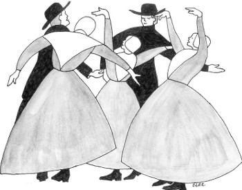 shaker dancers