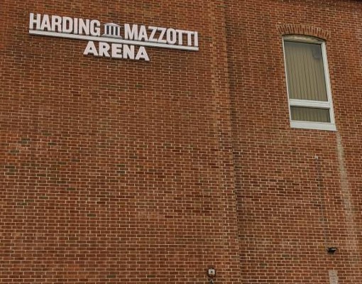 exterior of harding mazzotti arena