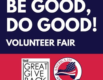 Large, bold text reading: Be Good, Do Good!