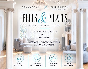 Peels & Pilates Event at Spa Cascada