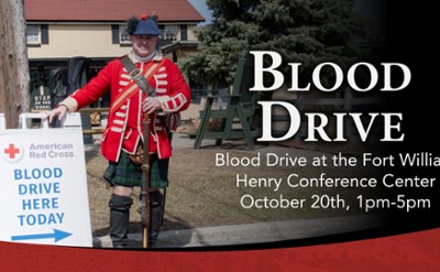 A Fort William Henry Blood Drive Promo Image