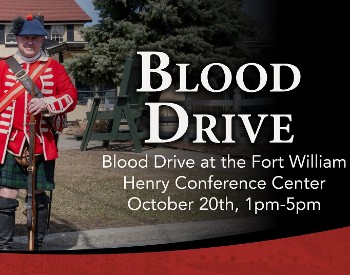 A Fort William Henry Blood Drive Promo Image