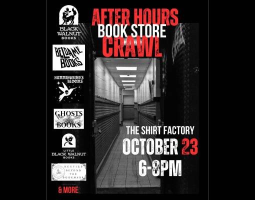 after hours bookstore crawl
