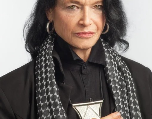 Anne Waldman, photo by Nina Subin Portrait of a woman.