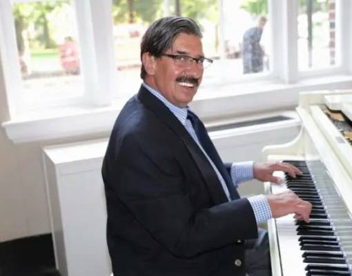 man on piano