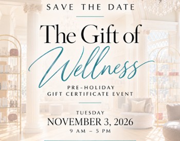 Spa Cascada's gift certificate event on November 3rd.