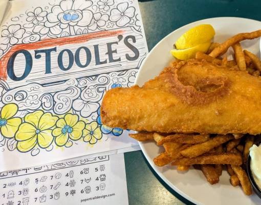 fried cod and o'toole's coloring sheet