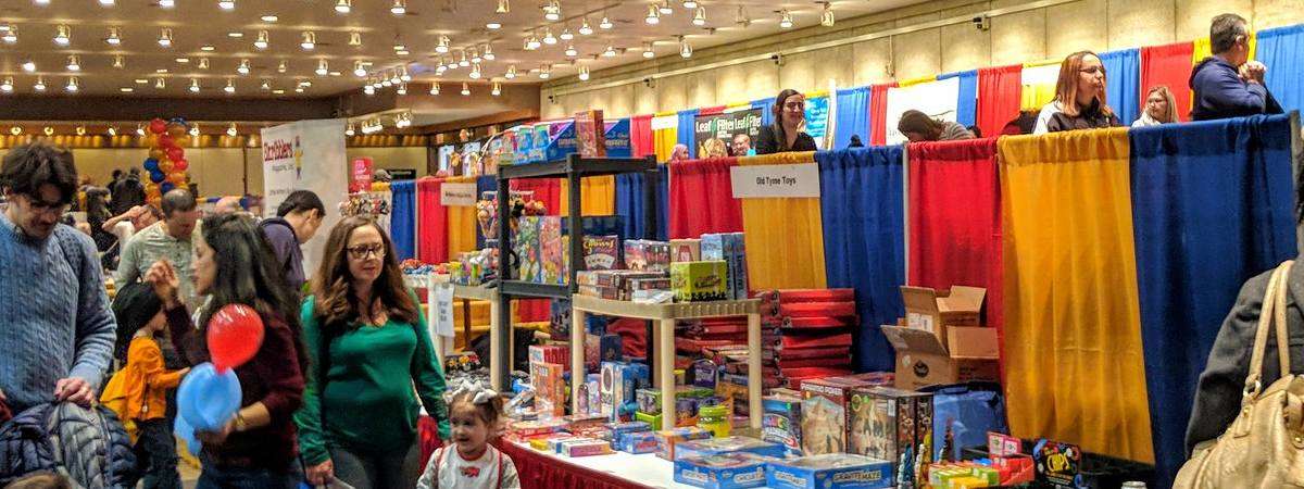 people and vendors at kidz expo