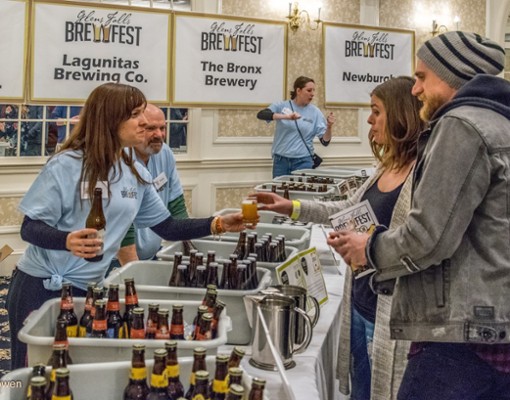 beer sampling table