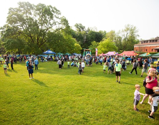 crowd at event