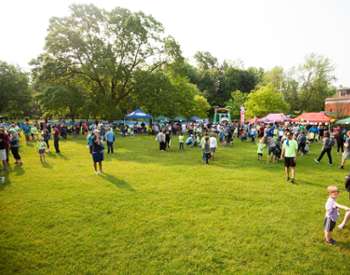 crowd at event