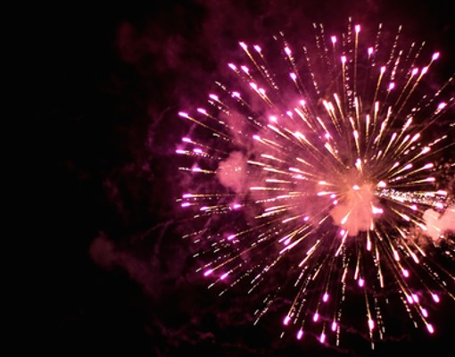 pink fireworks