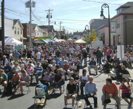 people at a streetfest