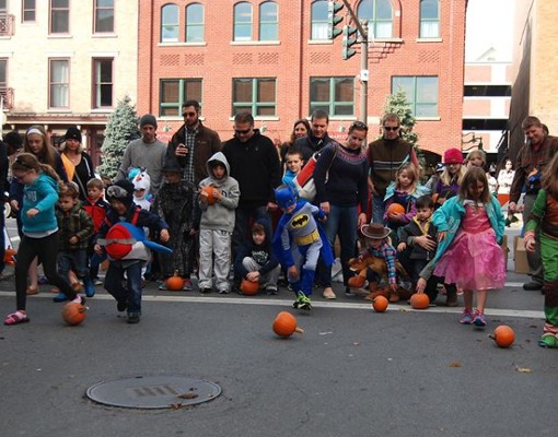 pumpkin bowling