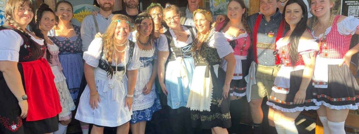 people in lederhosen