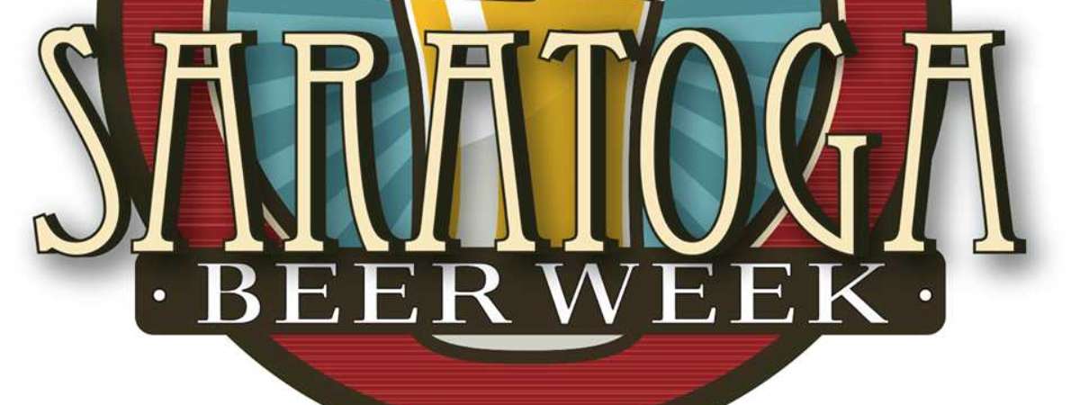logo for saratoga beer week