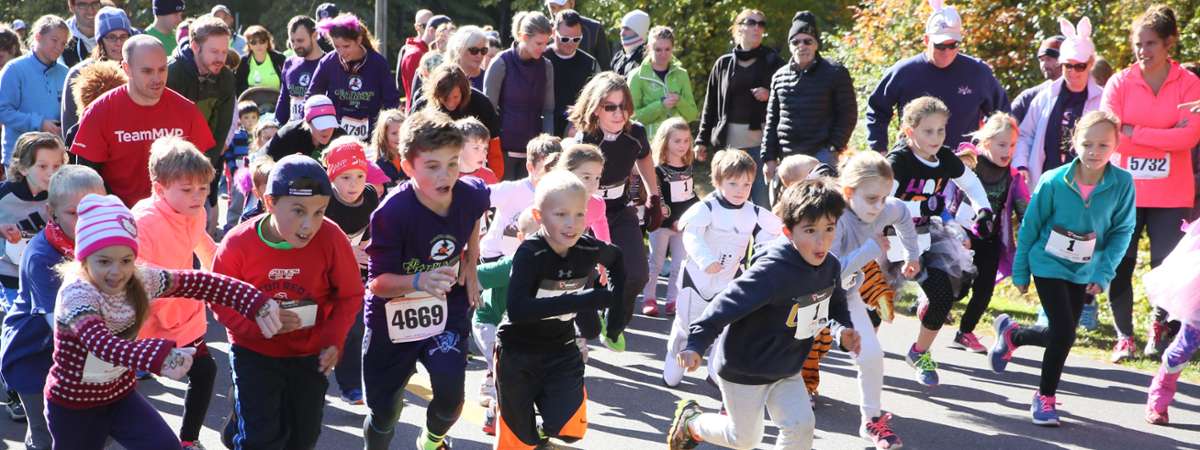 kids starting a race
