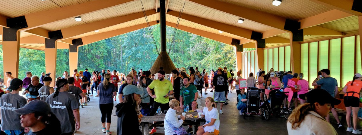 crowd at pavilion