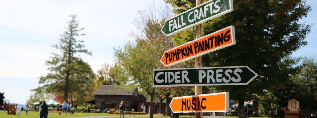 fall festival signs