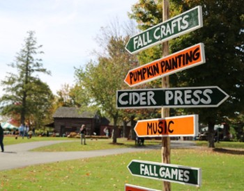 fall festival signs