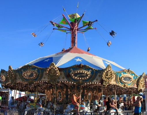 a merry-go-round