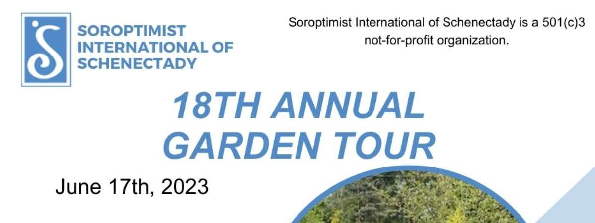 garden tour flyer
