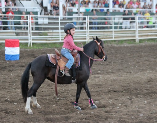 kid on a horse